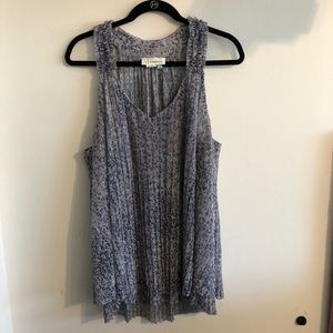 Anthropologie Shimmer Tank, Size 2X